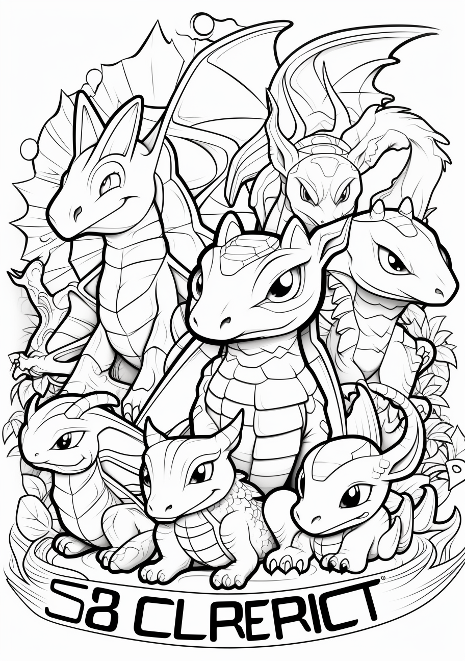 Generation pokemon coloring s