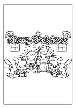 Unwrap the magic of christmas with printable pokãmon coloring pages collection