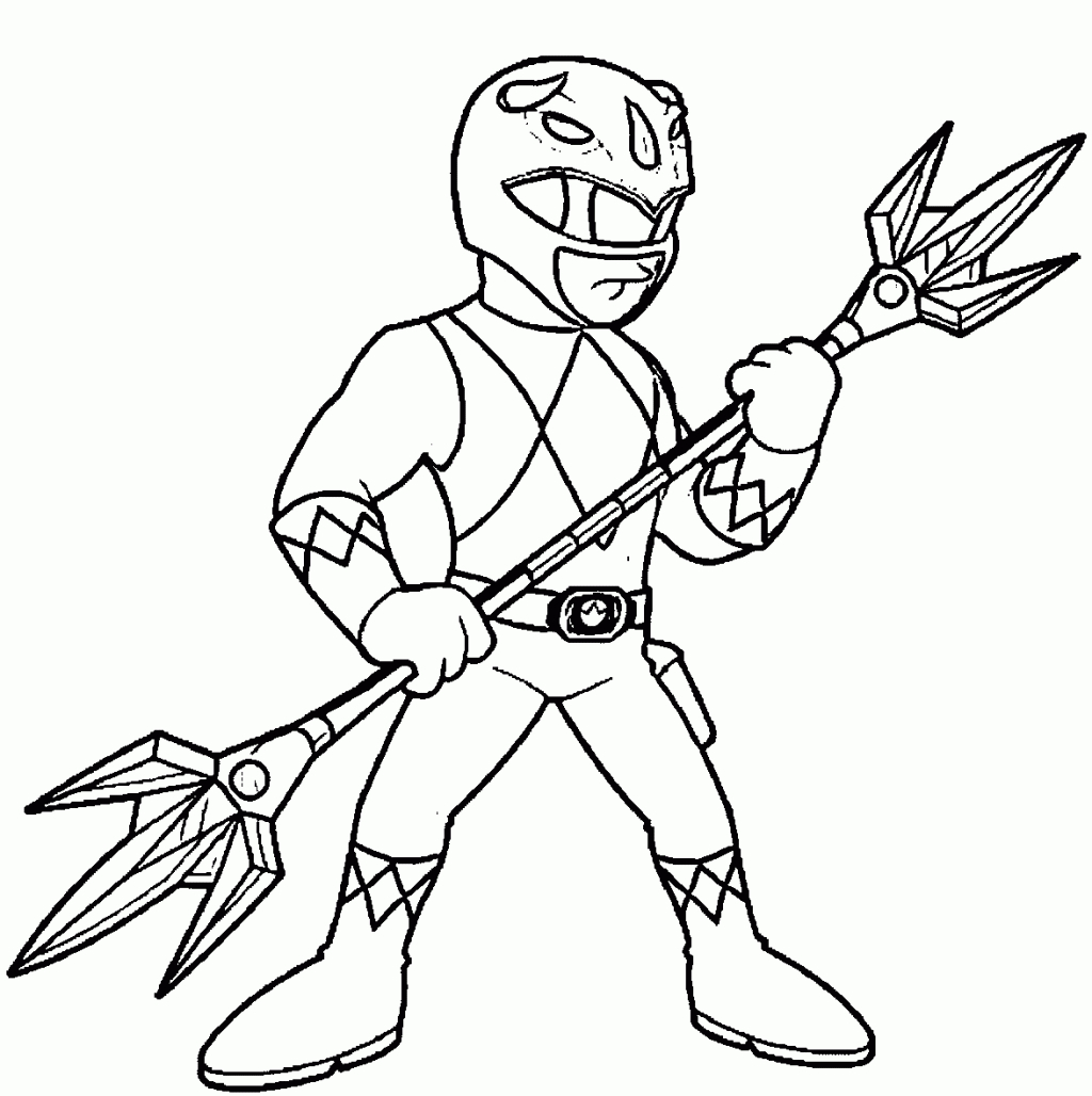 Coloring pages power ranger coloring pages