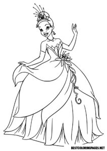 Princess coloring pages