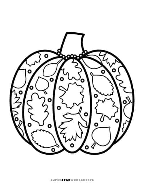 Pumpkin coloring pages