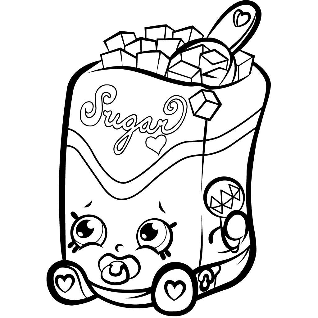 Shopkins coloring pages