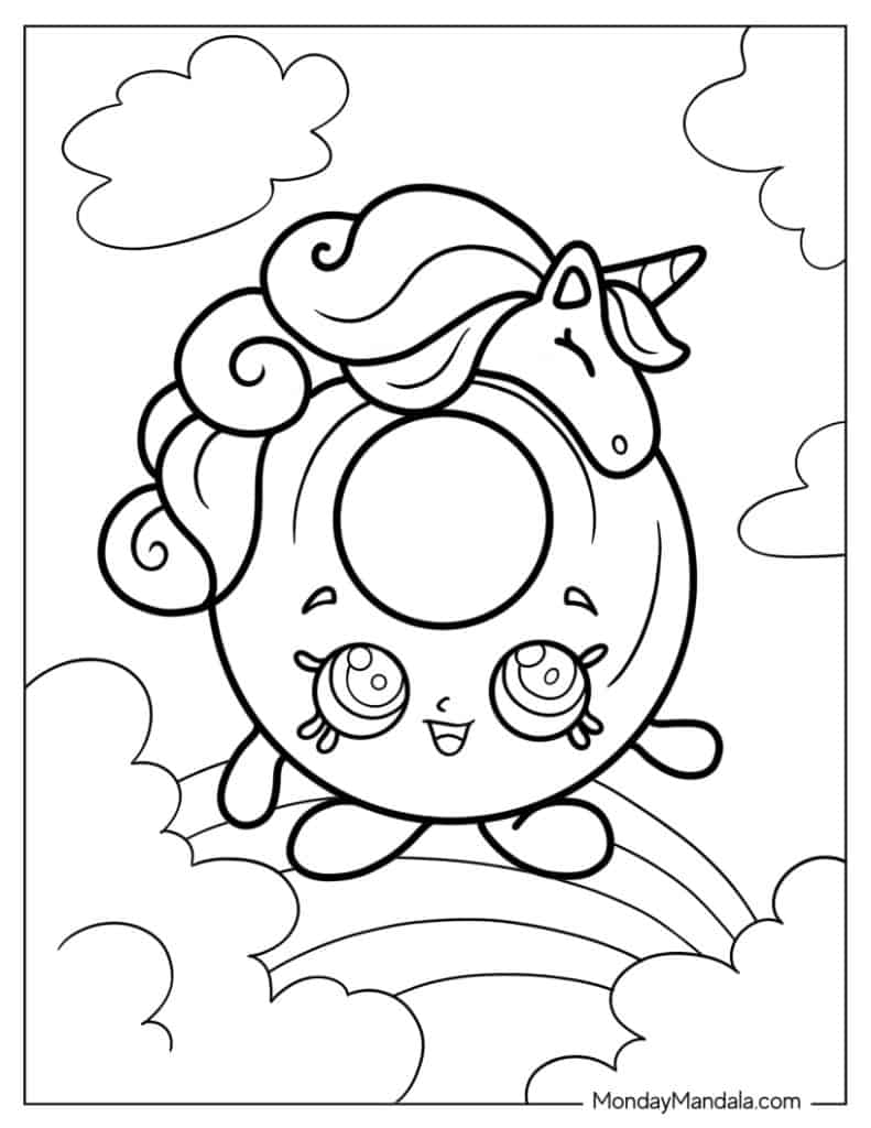 Shopkins coloring pages free pdf printables