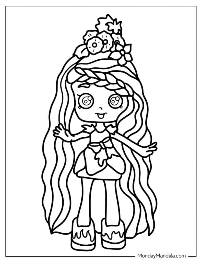 Shopkins coloring pages free pdf printables