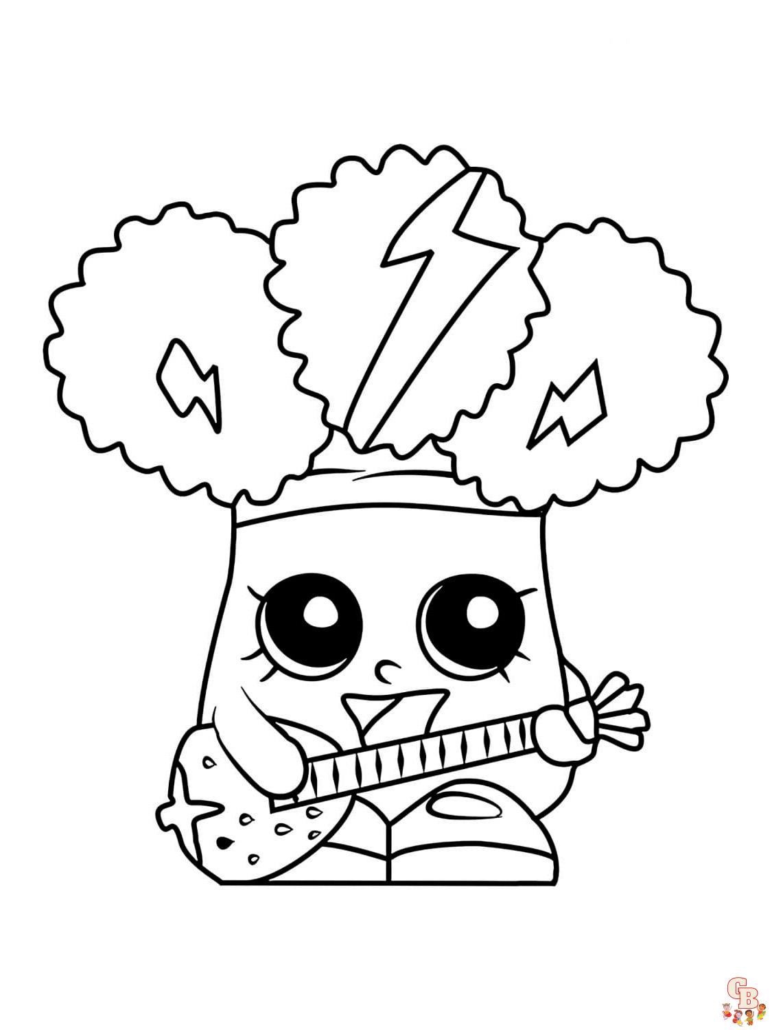 Shopkins coloring pages