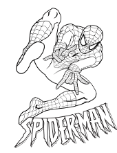Coloring sheet spiderman daily bugle
