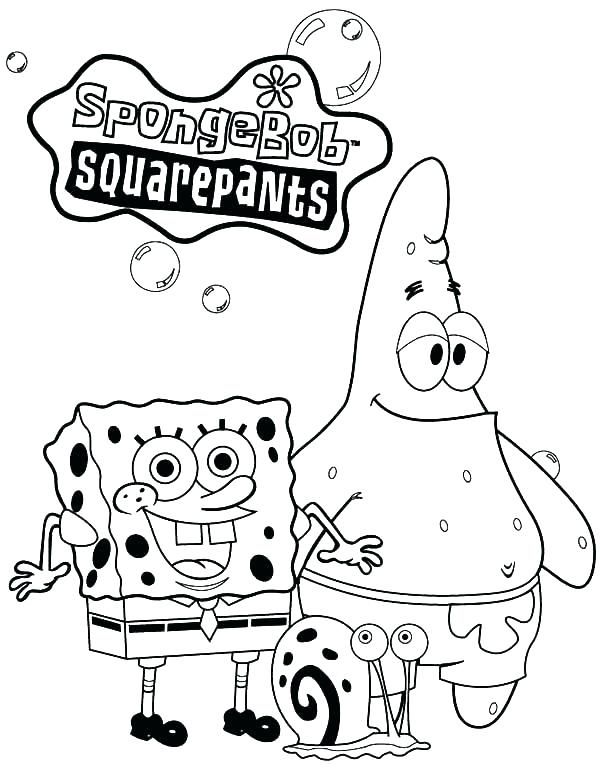 Printable spongebob coloring pages pdf ideas