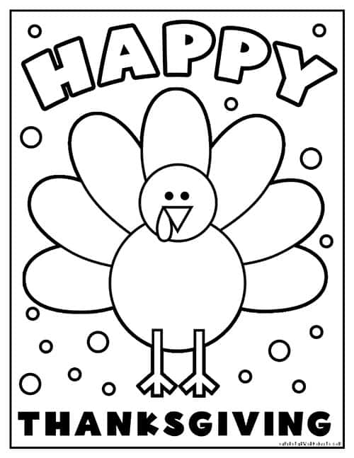 Thanksgiving coloring pages