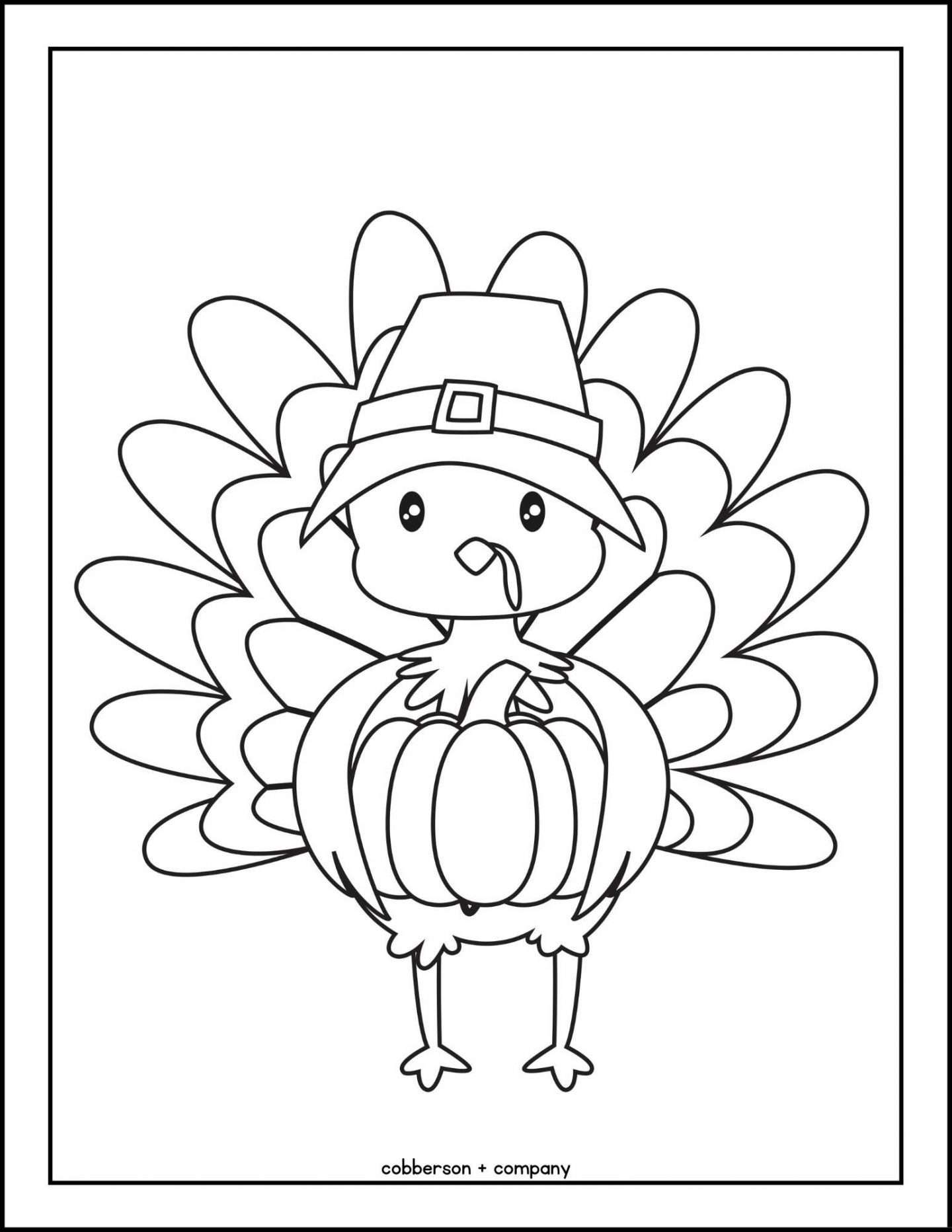 Thanksgiving coloring pages for kids