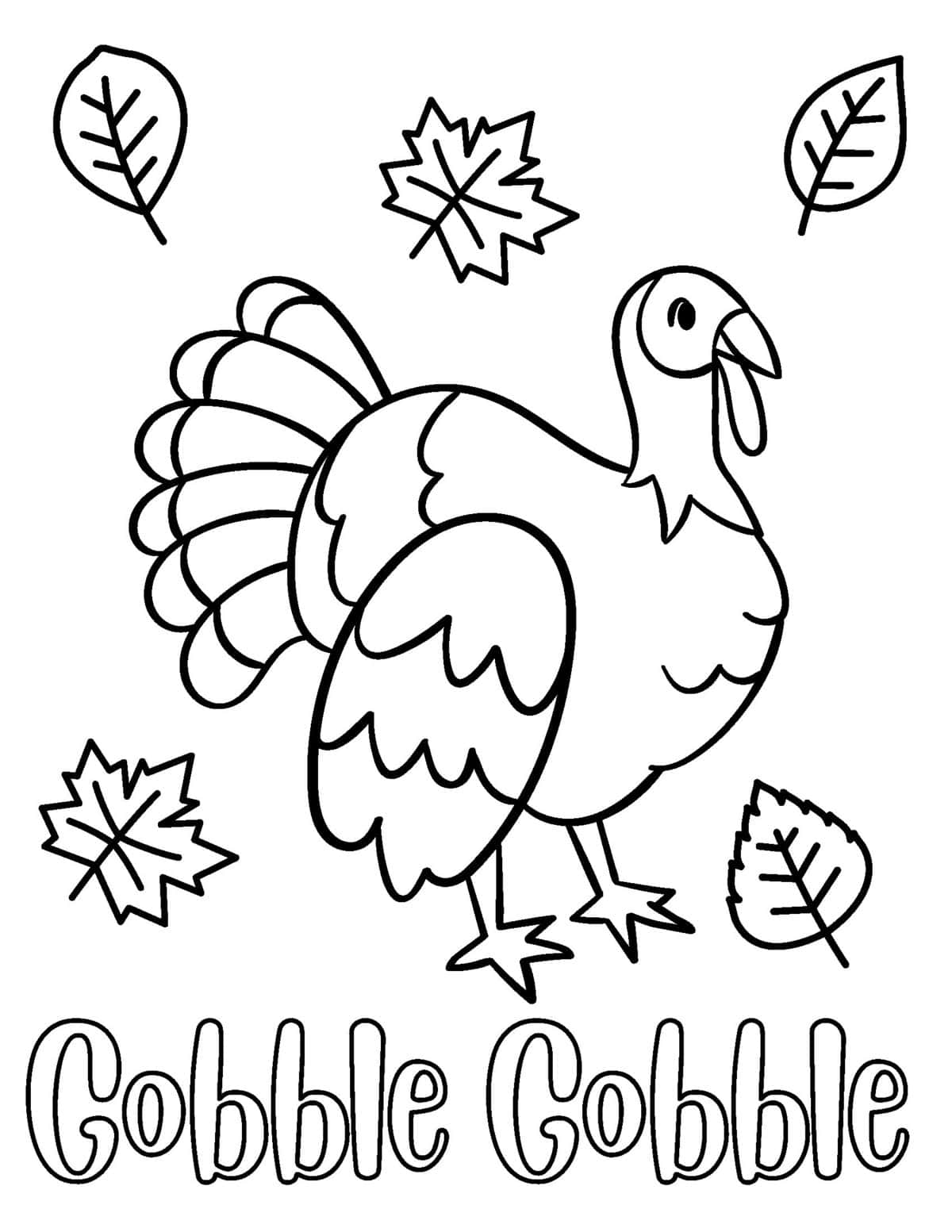 Free thanksgiving coloring pages for kids and adults