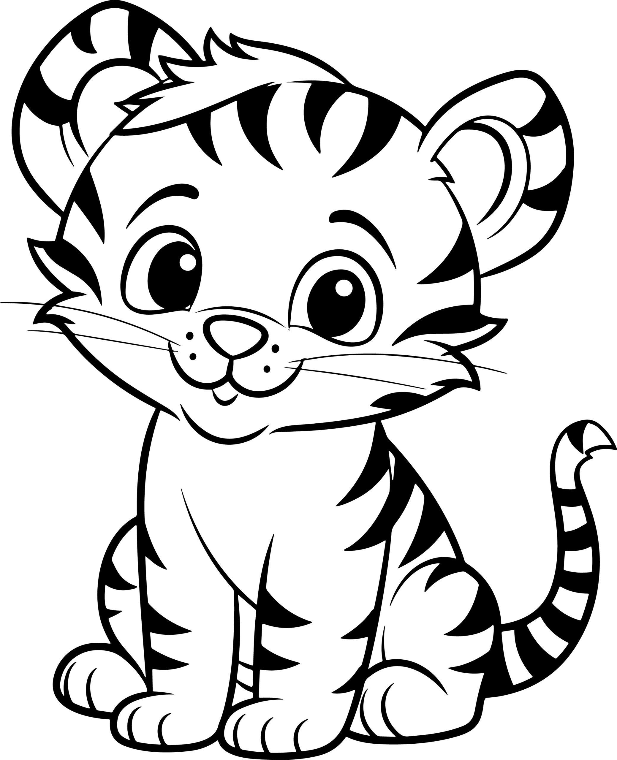 Tiger coloring book for kids tiger coloring pages made by teachers