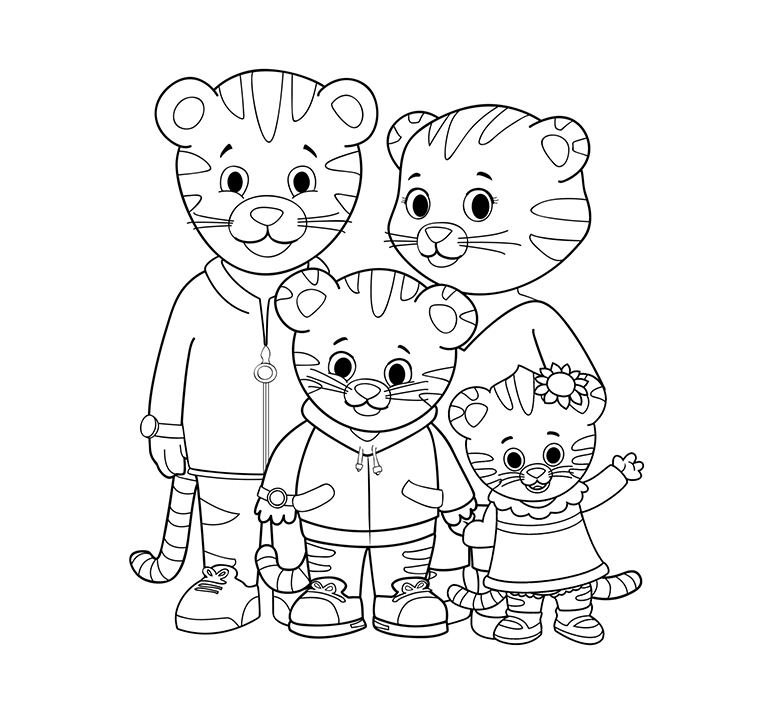 Art daniel tiger pbs kids