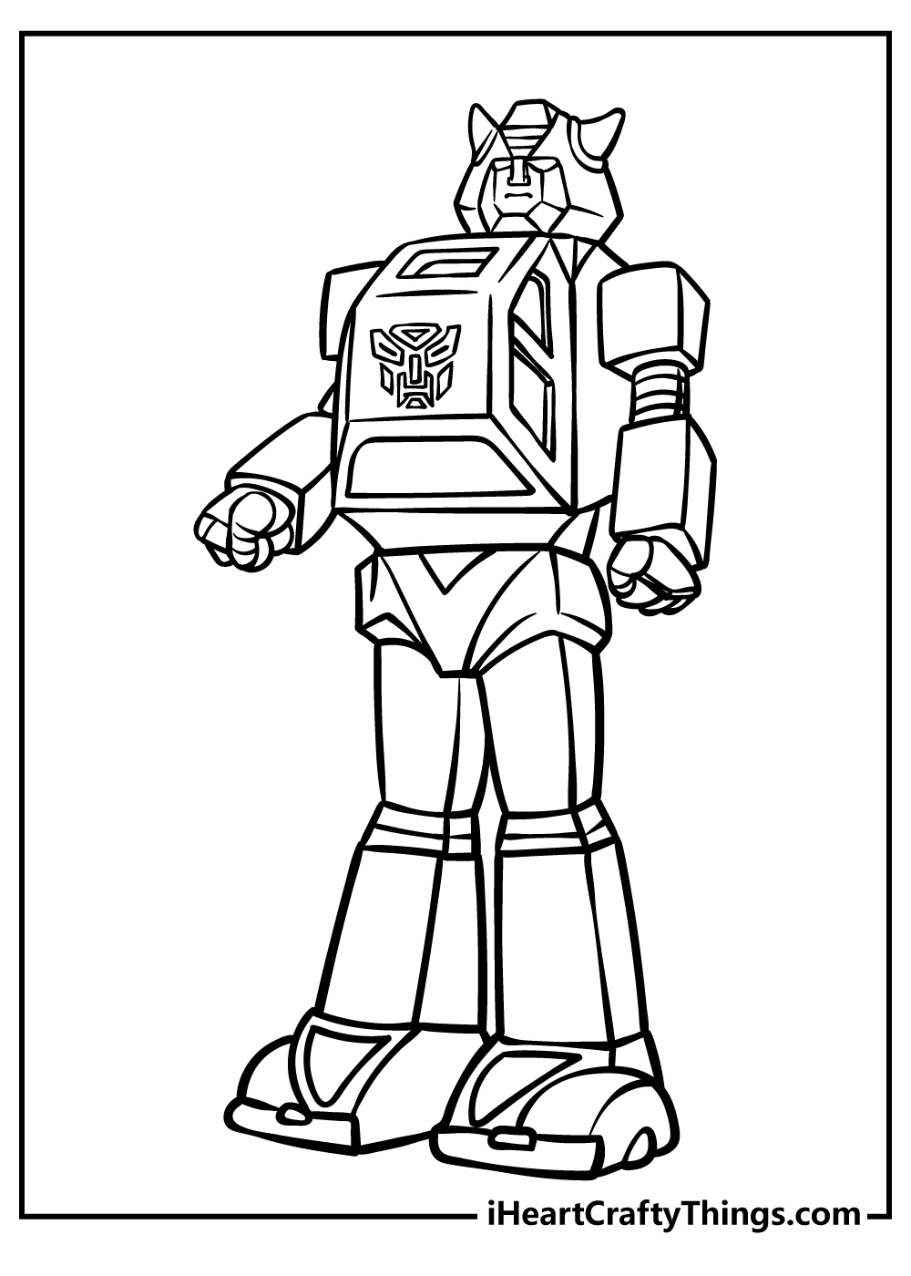 Transformers coloring pages free printables