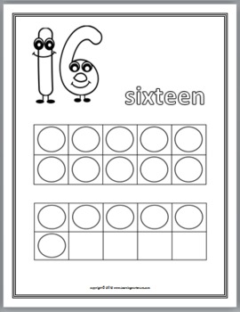 Coloring fun ten frames activities printables coloring book