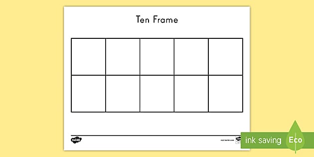 Blank frame printable worksheet math resources