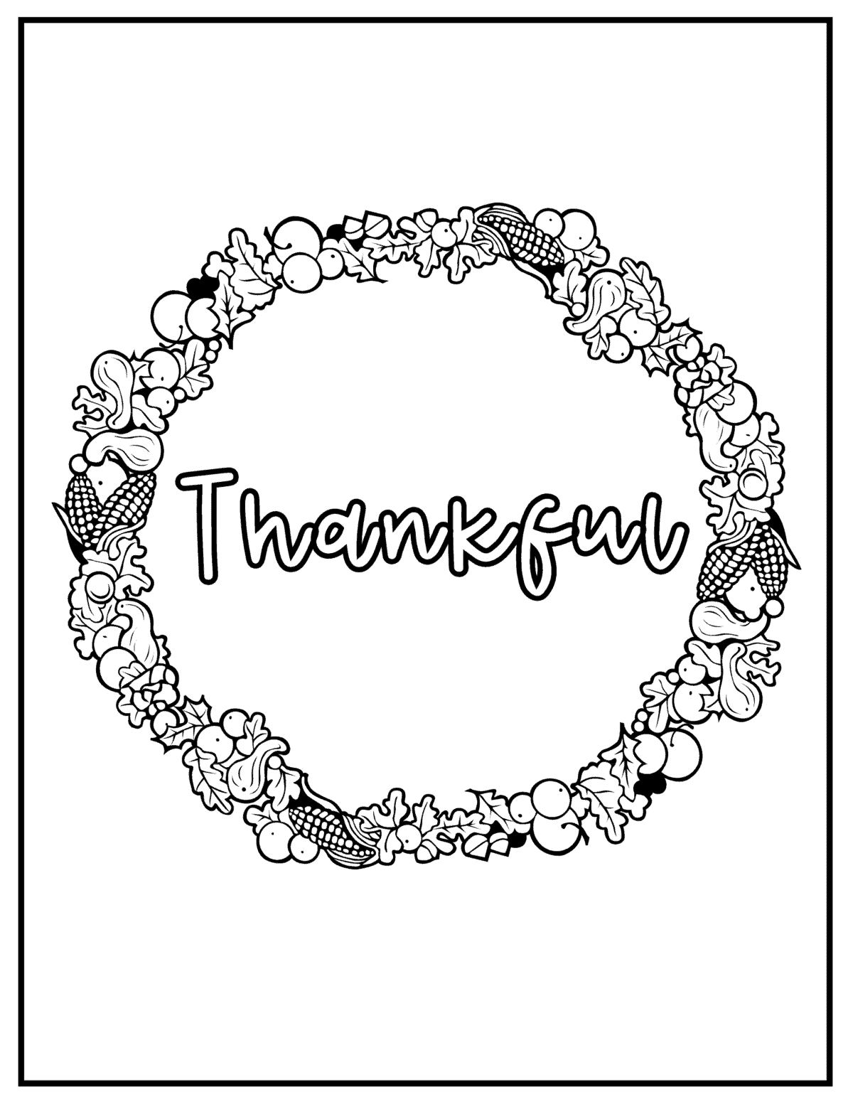 Free printable fall coloring pages