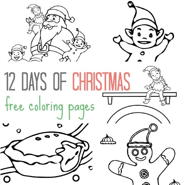 Free christmas colouring pages for the kids