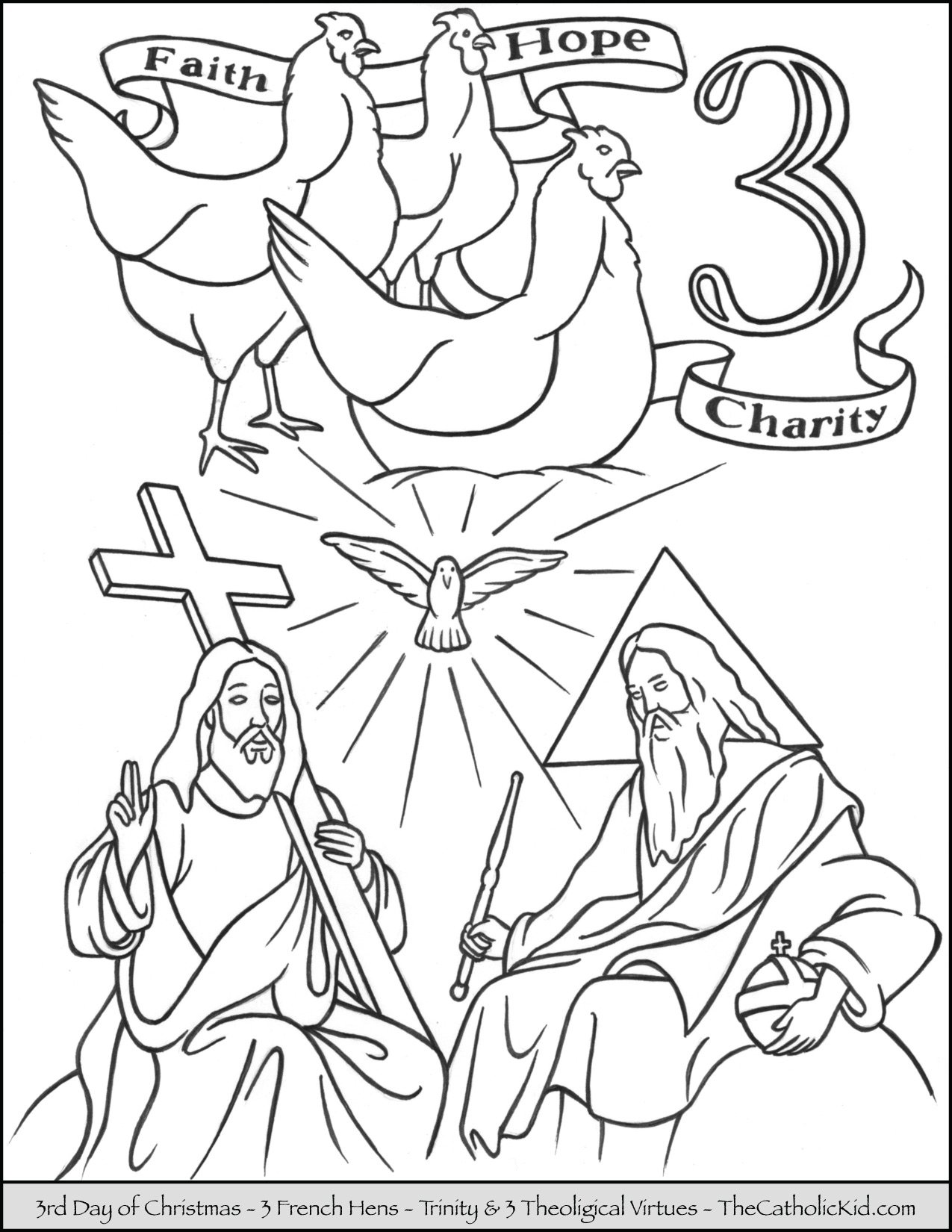 Days of christmas coloring pages