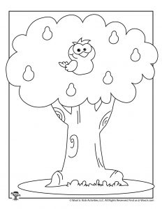 Days of christmas coloring pages woo jr kids activities childrens publishing