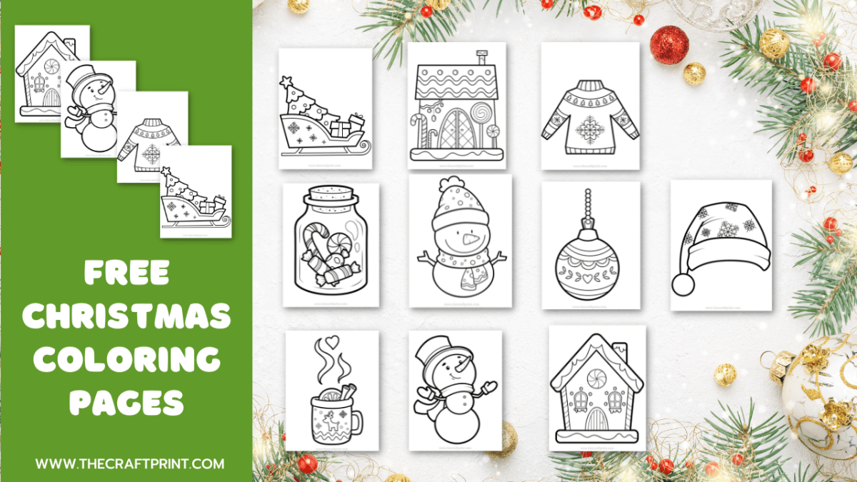 Free printable christmas coloring pages