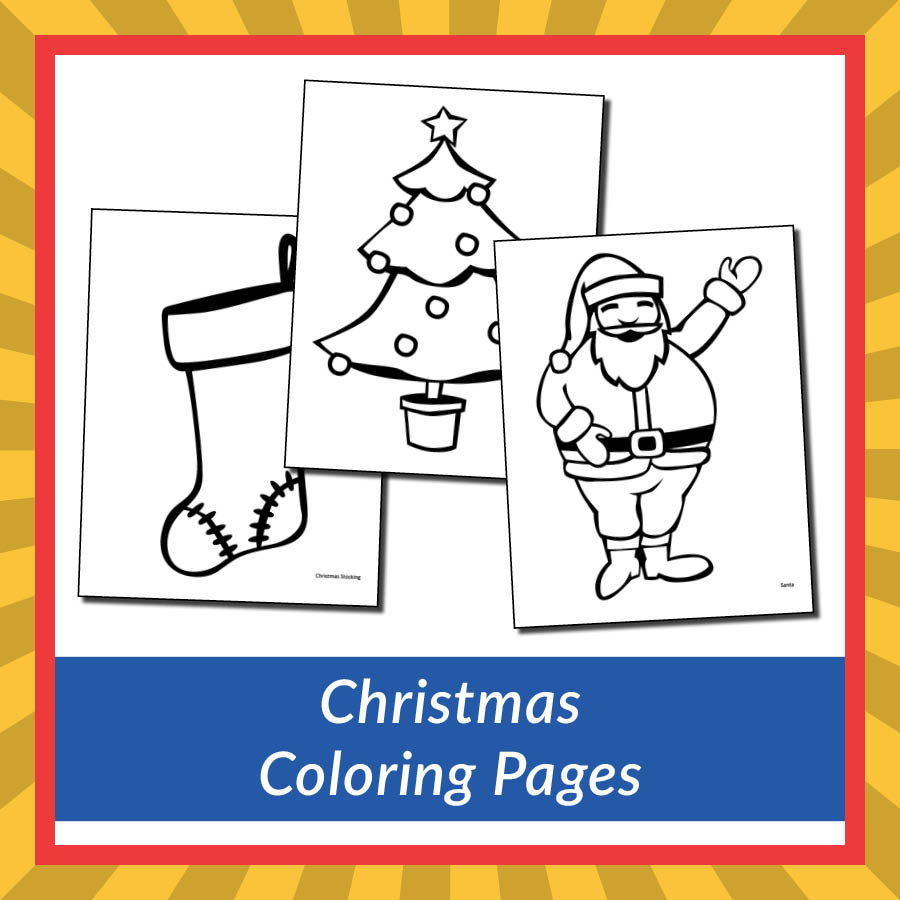 Christmas coloring pages