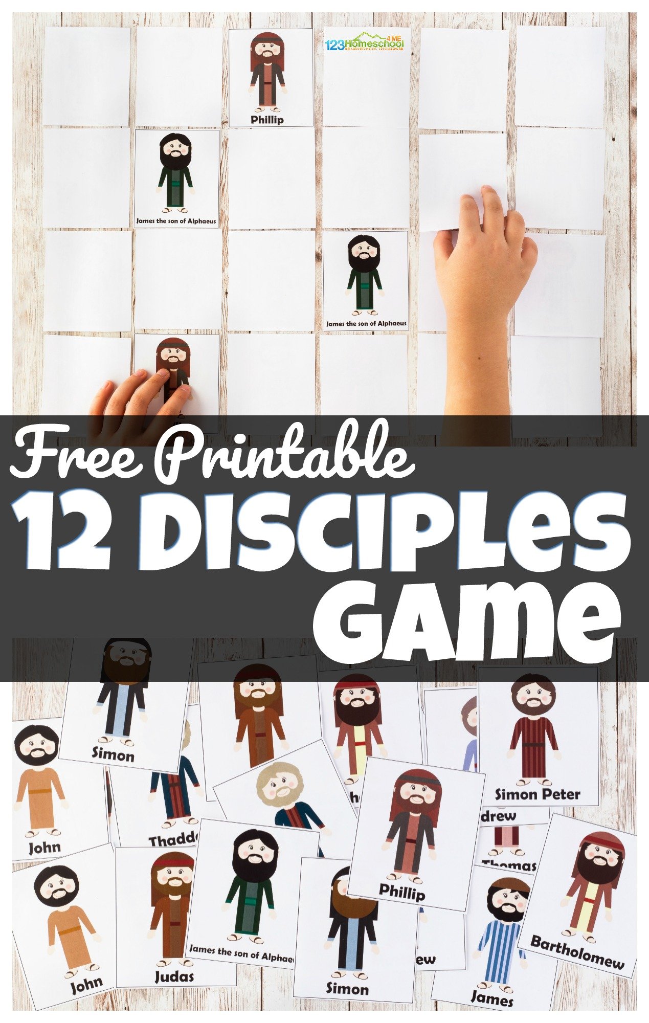Free disciples memory game printables