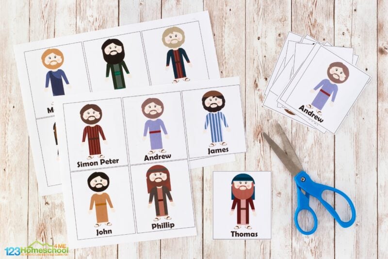 Free disciples memory game printables