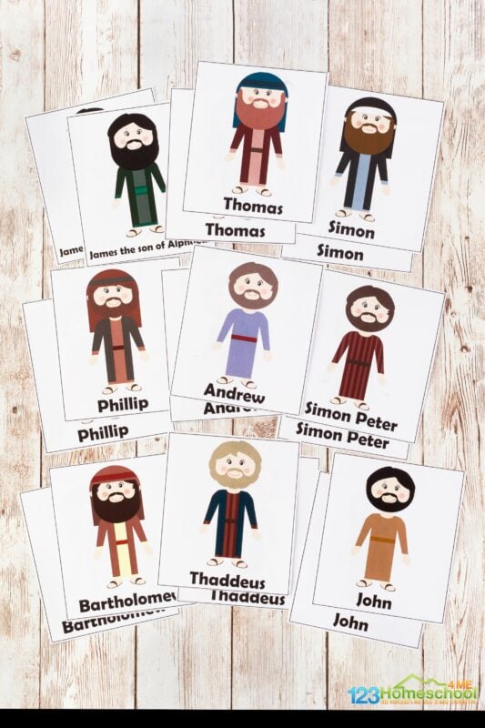 Free disciples memory game printables