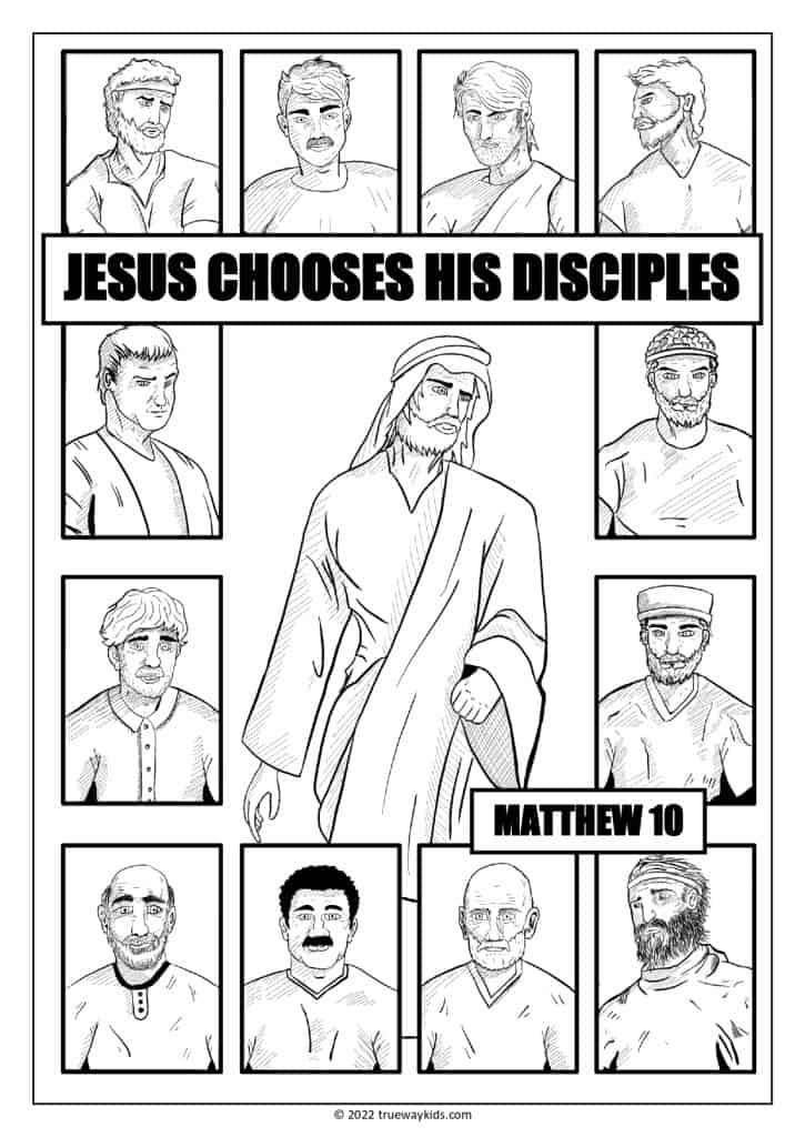 Jesus chooses his disciples