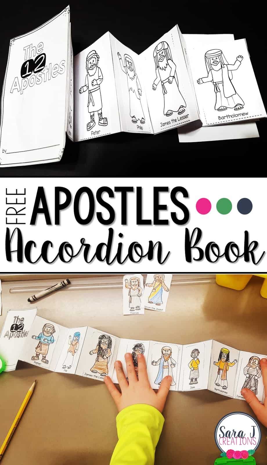 Learning the apostles free accordian book