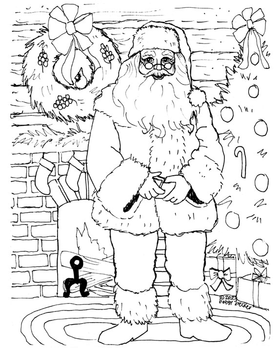 Christmas in hanover pa coloring sheet