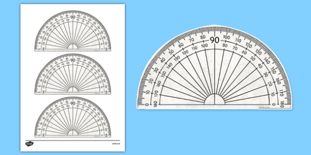 Printable degree protractor for kids usa