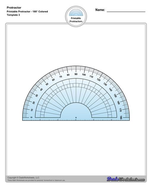 Angles with a protractor