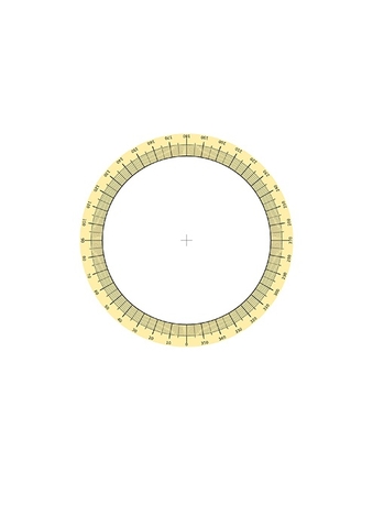 Protractor degrees template free printable papercraft templates