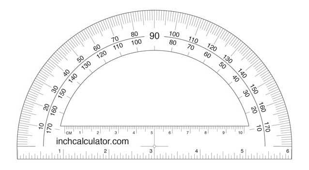 Printable protractor download