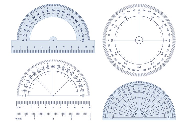 Protractor angles measuring tool round protractors sca