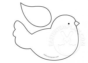 Printable bird pattern template