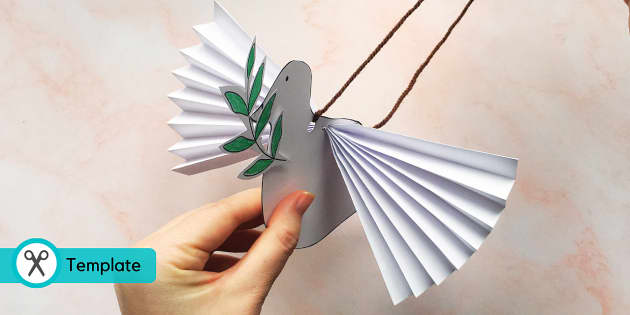 Dove paper craft activity