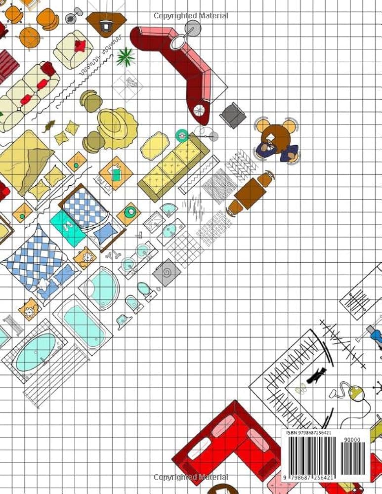 Room layout kit now in full color the perfect furniture lay out planner