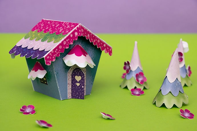 D paper house craft