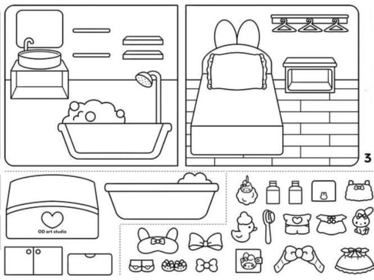 Ðððððº my melody paper dolls diy paper doll template paper toys template