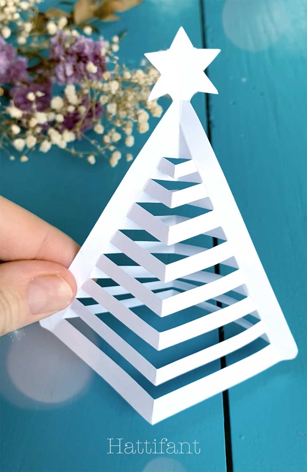 S d paper christmas trees