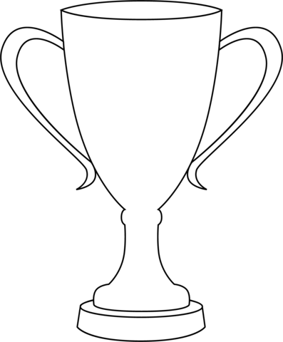 Trophy coloring page free printable coloring pages