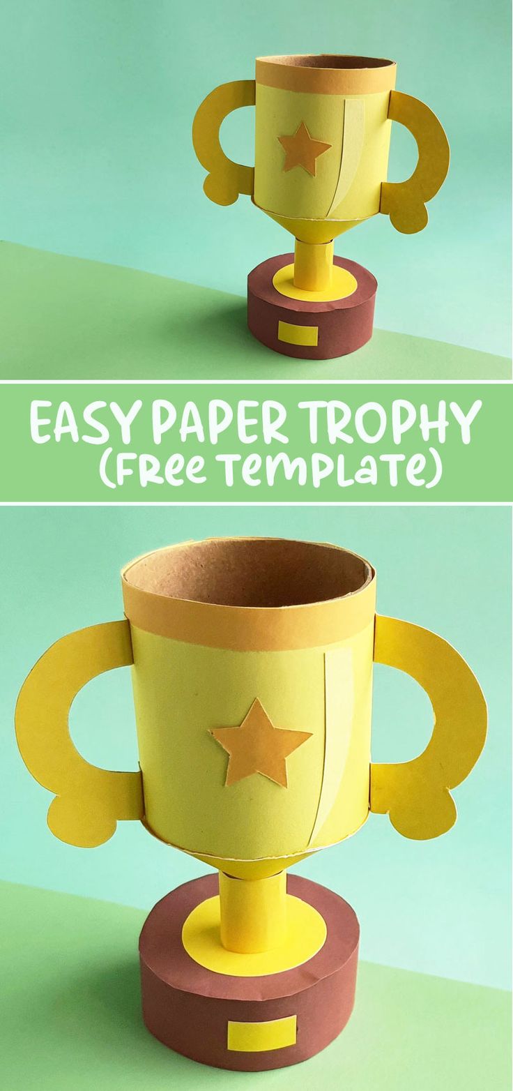 Paper trophy craft