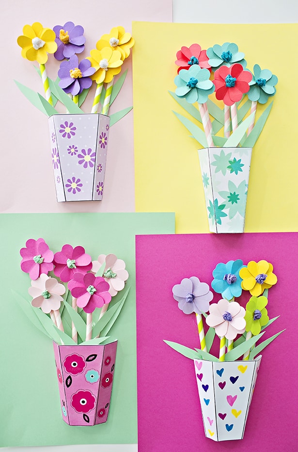 How to make d paper flower bouquets with video