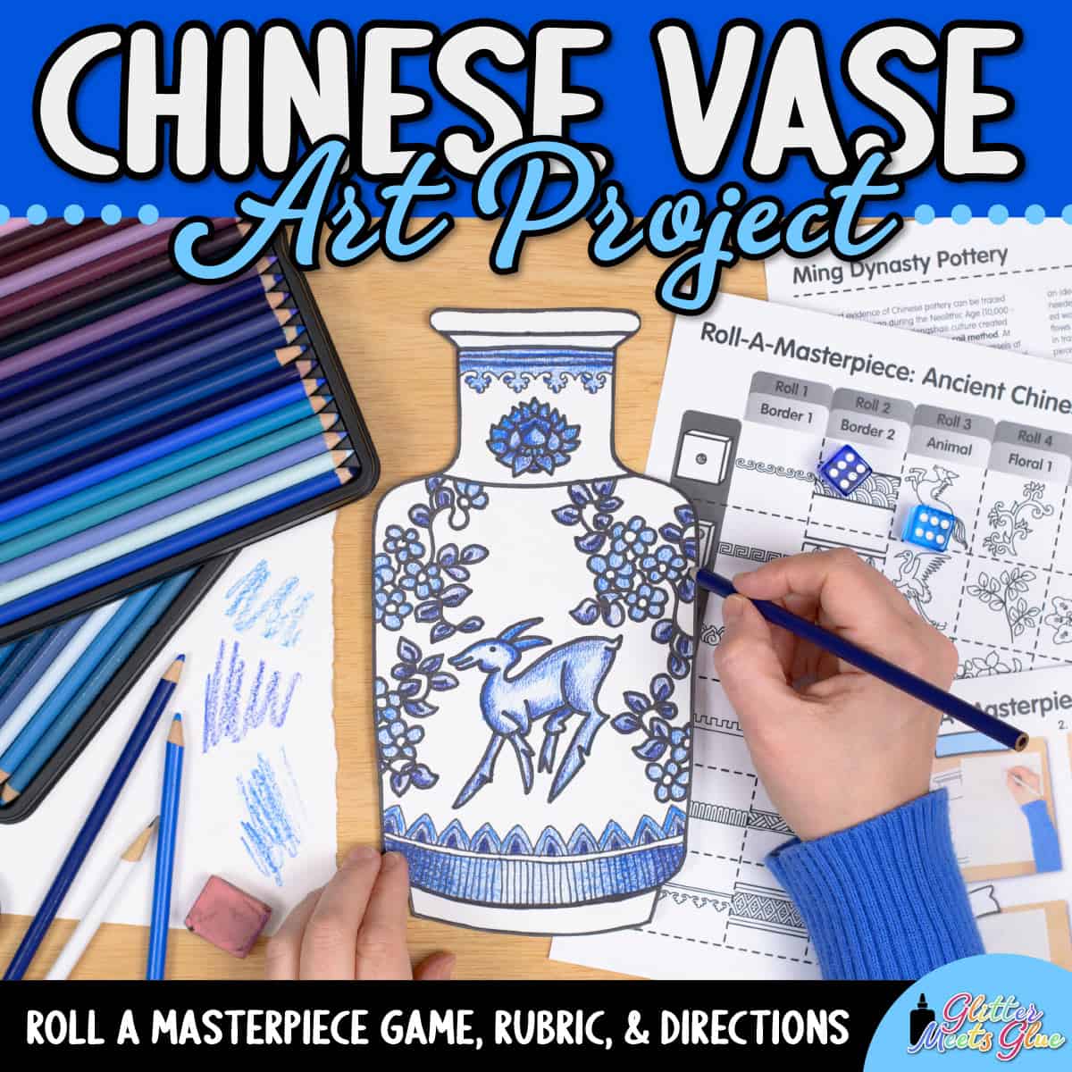 Chinese vase art game â chinese new year art project lesson