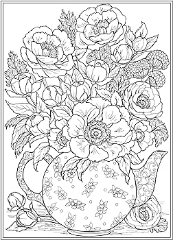 Creative haven afternoon tea coloring book adult coloring books food drink goodridge teresa books