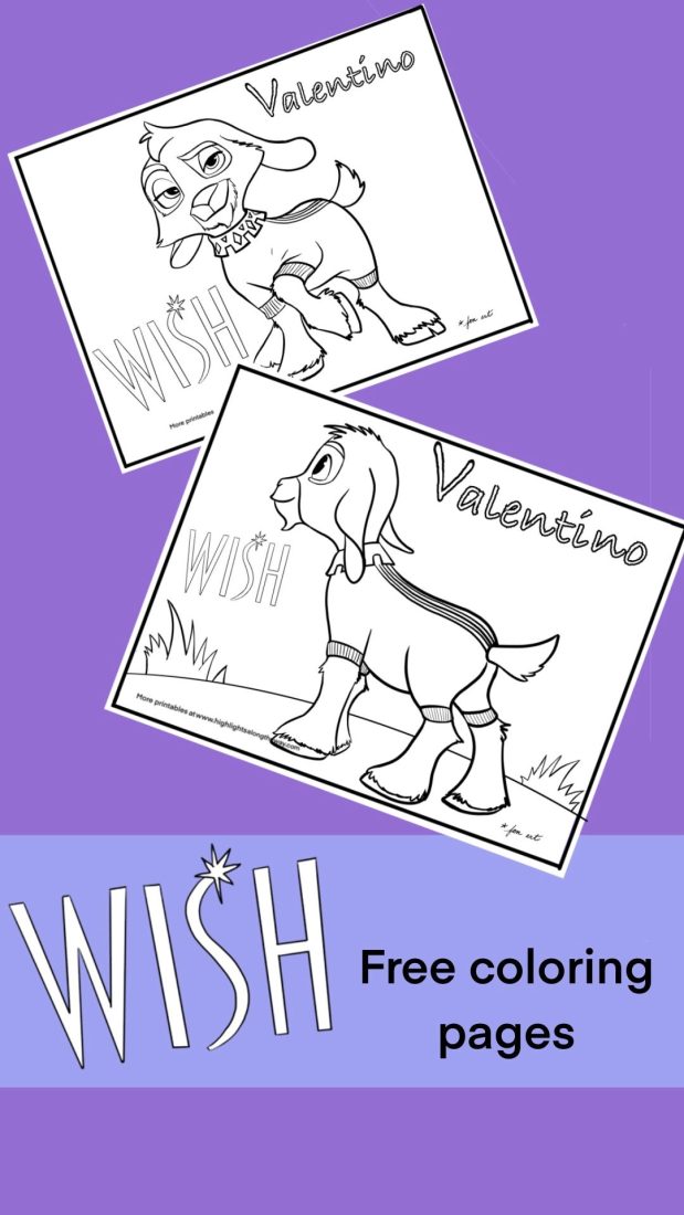 Wish coloring pages