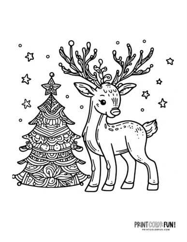 Adorable rudolph coloring pages other reindeer clipart to light up learning at