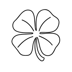 Top free printable four leaf clover coloring pages online